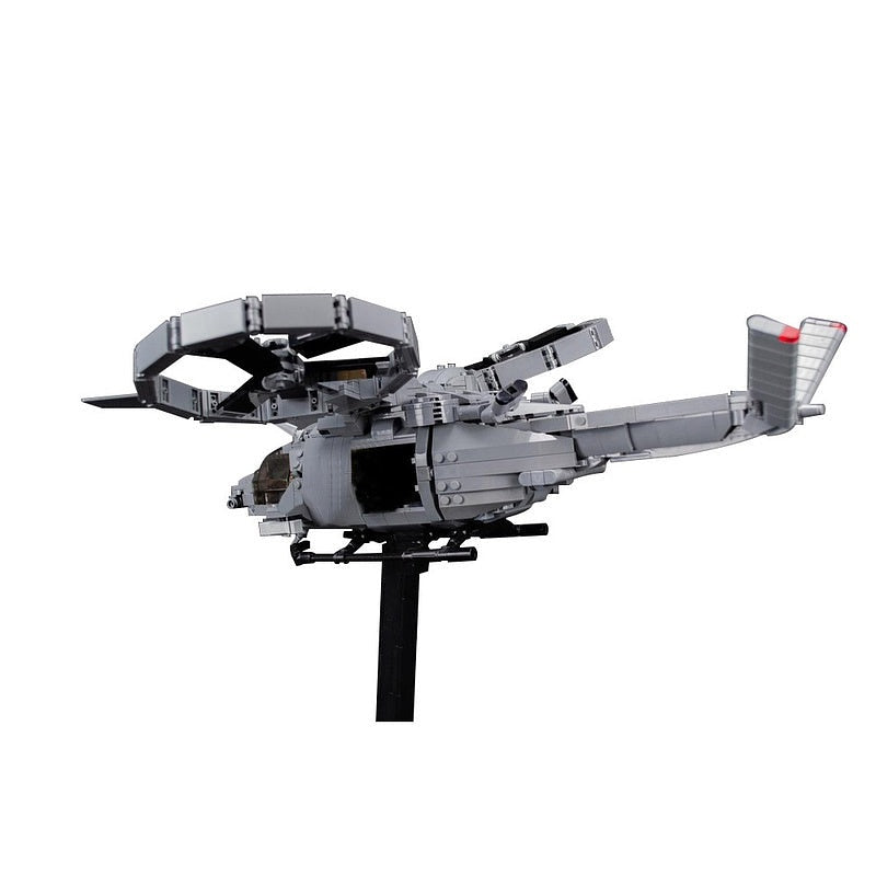 Sci-Fi Dual Rotor Transport Helicopter SA-2 MOC Building Kit - 2