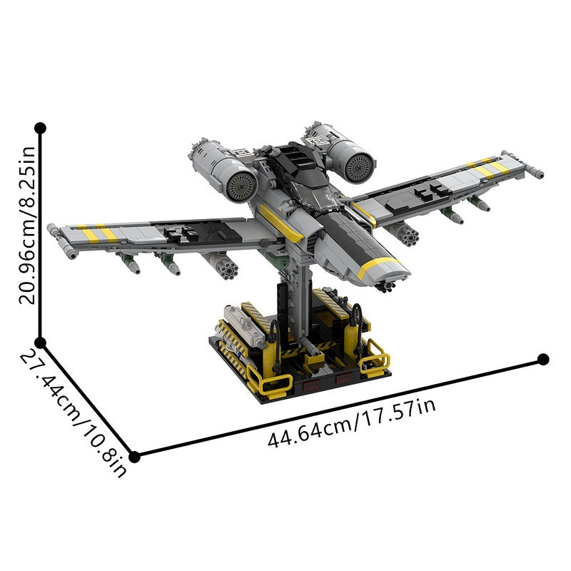 Sci-Fi Eagle Air Support Fighter Building Kit | Compatible MOC - 7