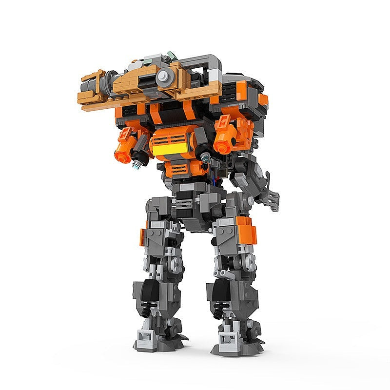 Sci-Fi Fire Arsenal Heavy Mecha MOC Building Kit | Combat Robot - 2