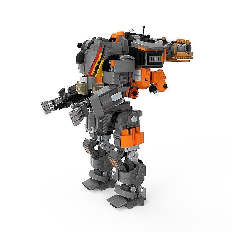 Sci-Fi Fire Arsenal Heavy Mecha MOC Building Kit | Combat Robot - 5