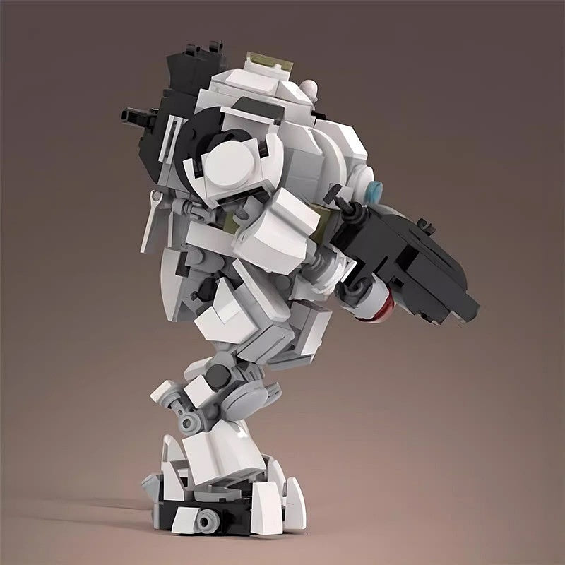 Sci-Fi Frontier Vanguard Mech MOC Building Kit | Futuristic Robot Model - 3