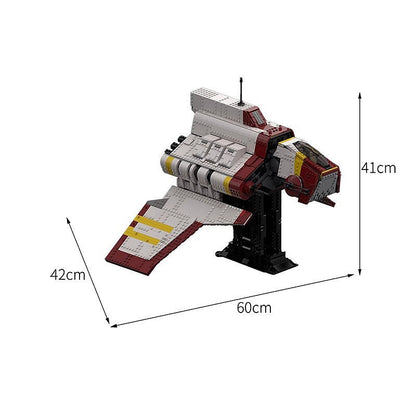 Sci-Fi Galactic Attack Shuttle MOC Space Transport Building Kit - 2