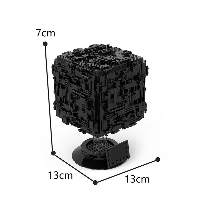 Sci-Fi Galactic Cyber Cube Building Kit | LEGO-Compatible MOC - 4