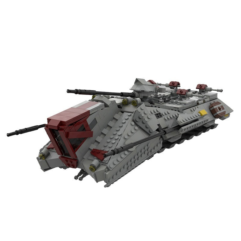 Sci-Fi Galactic Heavy Artillery Transport MOC Building Kit - 3