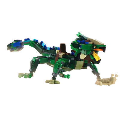 Sci-Fi Galactic Lizard Mount Building Kit | LEGO-Compatible MOC - 3
