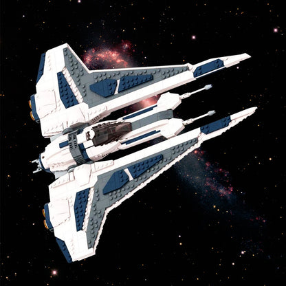 Sci-Fi Gauntlet Starfighter Building Kit | LEGO-Compatible MOC - 2