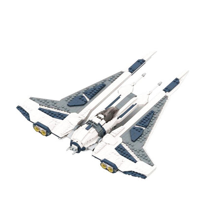 Sci-Fi Gauntlet Starfighter Building Kit | LEGO-Compatible MOC - 5