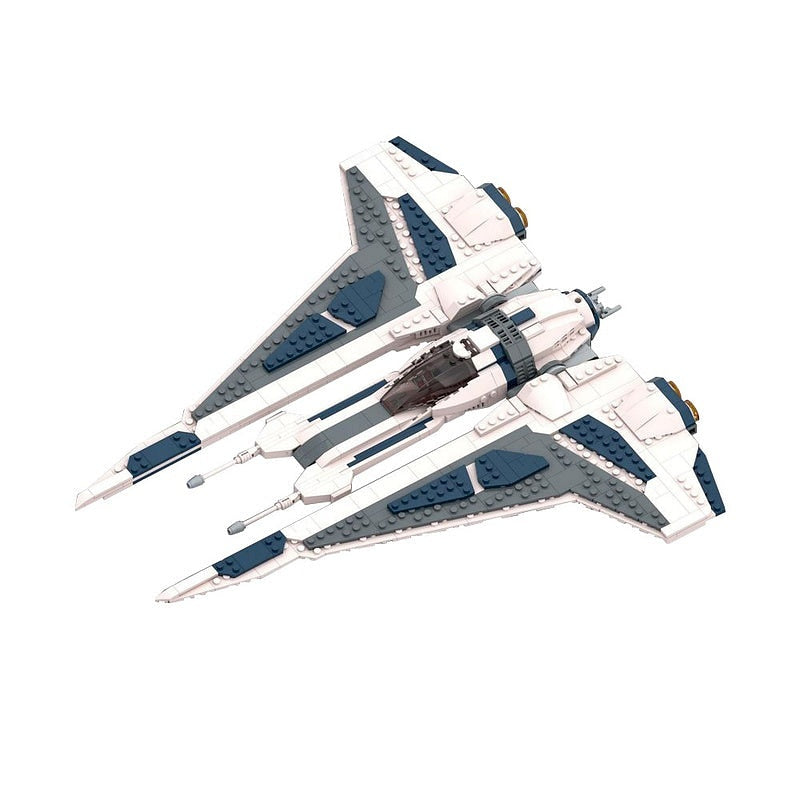 Sci-Fi Gauntlet Starfighter MOC Spacecraft Building Kit | Futuristic Fighter - 1