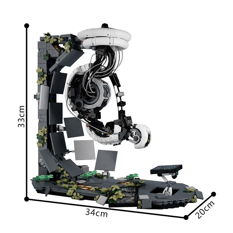 Sci-Fi Genetic Lifeform AI Robot Lab MOC Test Chamber Building Kit - 3