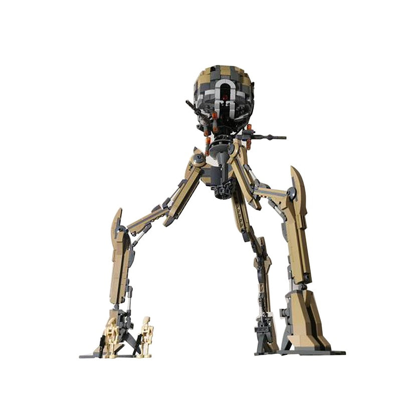 Sci-Fi Heavy Artillery Tri-Walker Building Kit | LEGO-Compatible MOC - 5