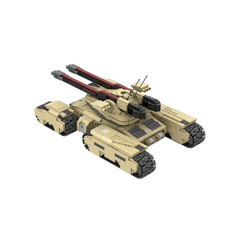 Sci-Fi Heavy Assault Tank Building Kit | LEGO-Compatible MOC - 1