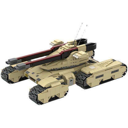 Sci-Fi Heavy Assault Tank Building Kit | LEGO-Compatible MOC - 3