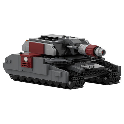 Sci-Fi Heavy Assault Tank Rotating Turret MOC Building Kit - 1