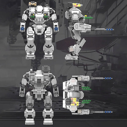 Sci-Fi Heavy Combat Mech MOC Building Kit | Futuristic Battle Robot - 3