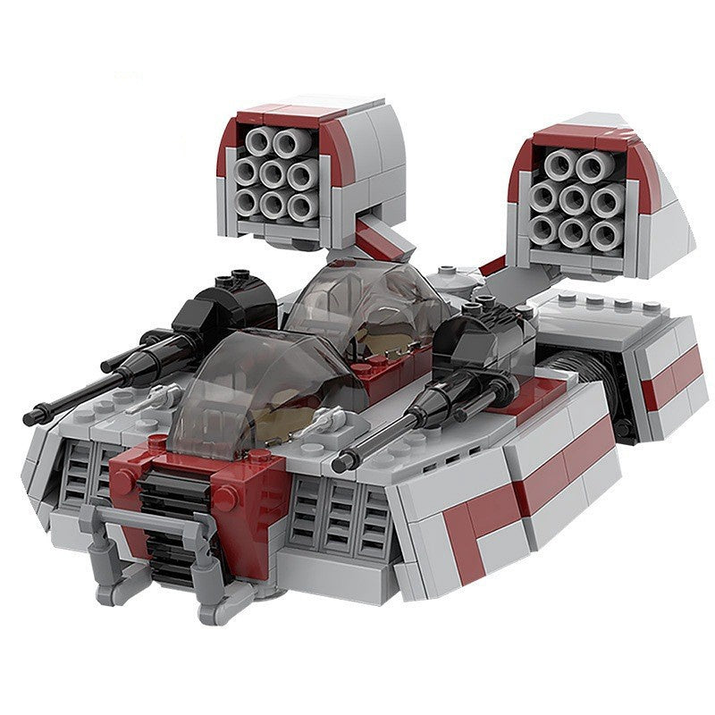 Sci-Fi Hover Speeder Tank Building Kit | LEGO-Compatible MOC - 1