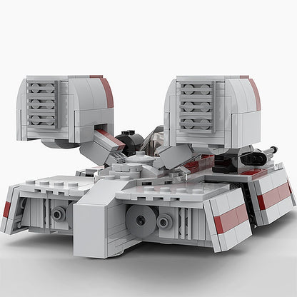 Sci-Fi Hover Speeder Tank Building Kit | LEGO-Compatible MOC - 3