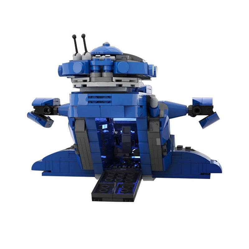 Sci-Fi Hover Tank MOC Building Kit | Futuristic Combat Vehicle - 5