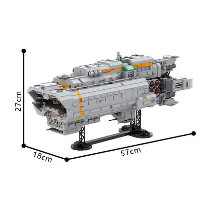 Sci-Fi Ice Hauler Cargo Freighter MOC Spacecraft Building Kit - 4