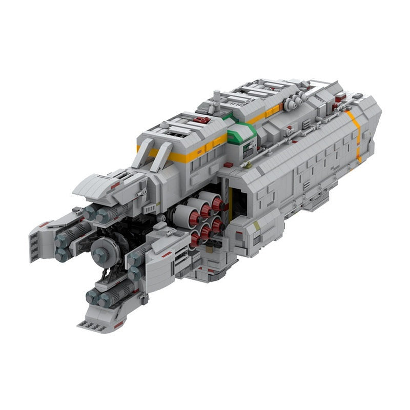 Sci-Fi Ice Hauler Cargo Freighter MOC Spacecraft Building Kit - 7