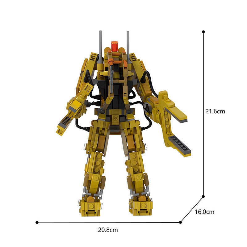 Sci-Fi Industrial Mech Loader Building Kit | LEGO-Compatible MOC - 4