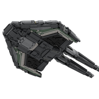 Sci-Fi Landing Craft Dropship MOC Building Kit | Futuristic Spacecraft - 2