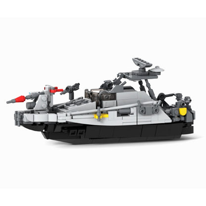Sci-Fi Marine Amphibious Hunter Command Ship Building Kit | LEGO-Compatible MOC - 1