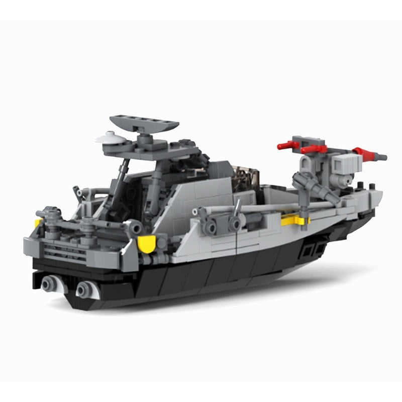 Sci-Fi Marine Amphibious Hunter MOC Command Ship Building Kit - 3