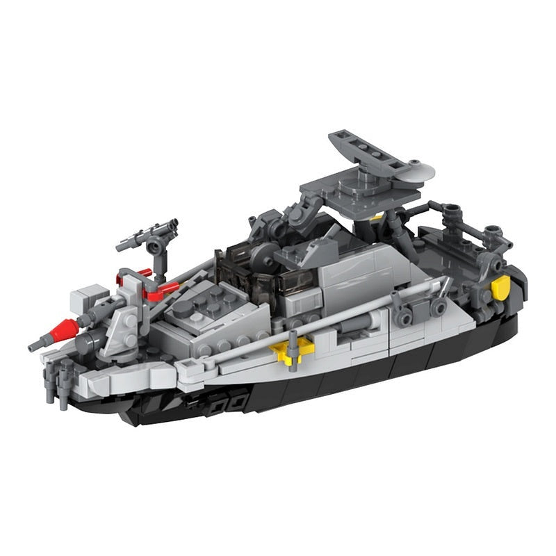Sci-Fi Marine Amphibious Hunter MOC Command Ship Building Kit - 5