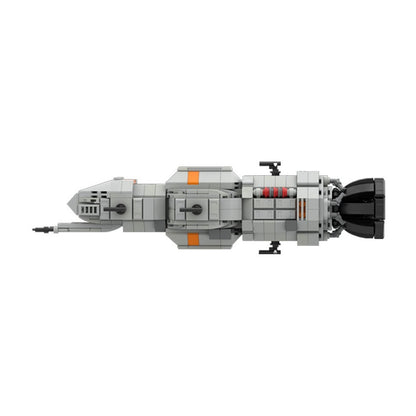 Sci-Fi Martian Gunship Mini MOC Building Kit |LEGO-Compatible MOC - 4