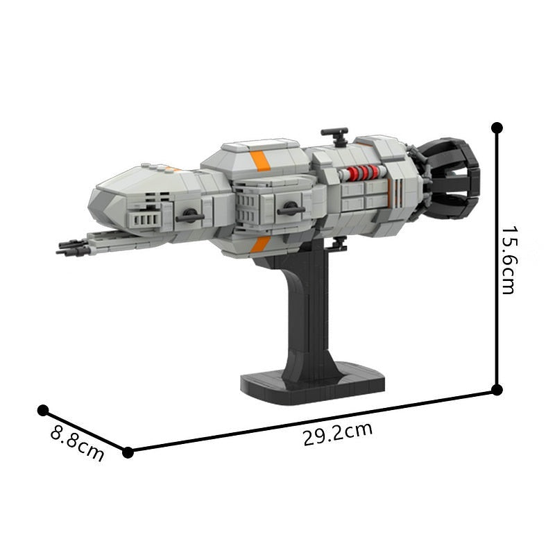 Sci-Fi Martian Gunship Mini MOC Spacecraft Building Kit - 14