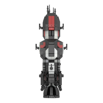 Sci-Fi Martian Gunship Mini MOC Spacecraft Building Kit - 8