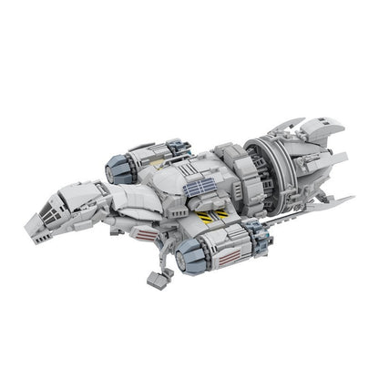 Sci-Fi Mid-Bulk Space Transport Cargo Ship Building Kit | LEGO-Compatible MOC - 1