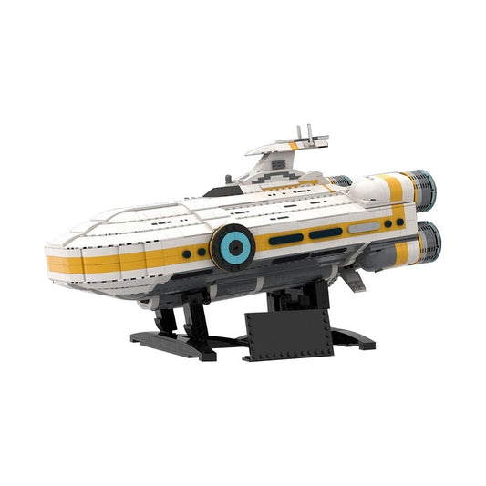 Sci-Fi Ocean Planet Capital Ship Building Kit | LEGO-Compatible MOC - 3