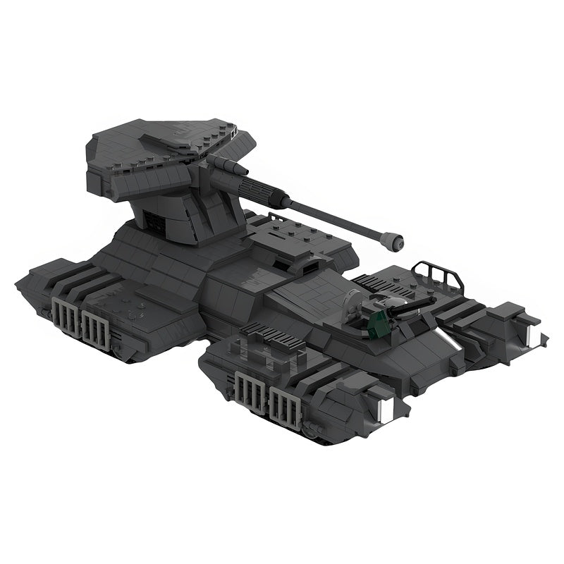 Sci-Fi Quad-Track Main Battle Tank MOC Building Kit - 1