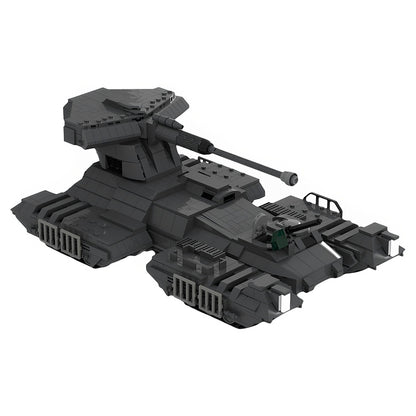 Sci-Fi Quad-Track Main Battle Tank MOC Building Kit - 1