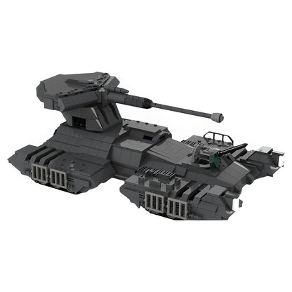 Sci-Fi Quad-Track Main Battle Tank MOC Building Kit - 3
