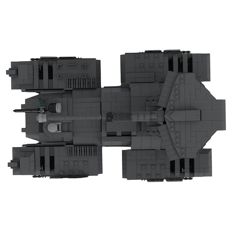 Sci-Fi Quad-Track Main Battle Tank MOC Building Kit - 4