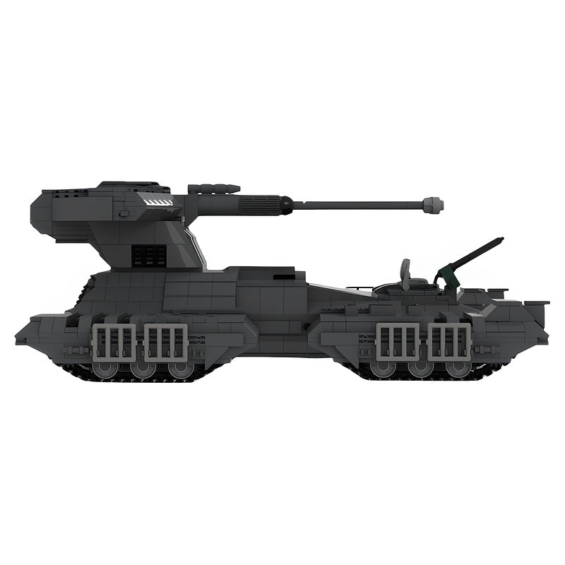 Sci-Fi Quad-Track Main Battle Tank MOC Building Kit - 5