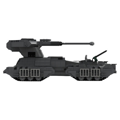 Sci-Fi Quad-Track Main Battle Tank MOC Building Kit - 5