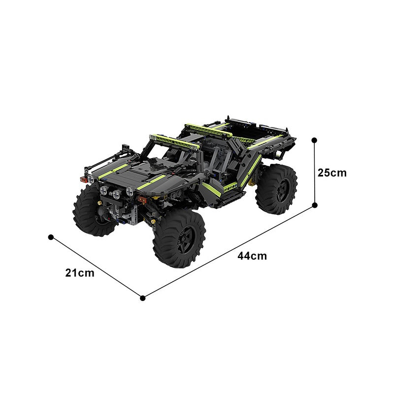 Sci-Fi Recon Rover Building Kit | LEGO-Compatible MOC - 4