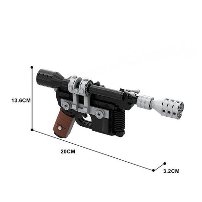 Sci-Fi Smuggler Heavy Blaster MOC Building Set | Custom Space Explorer Pistol - 2