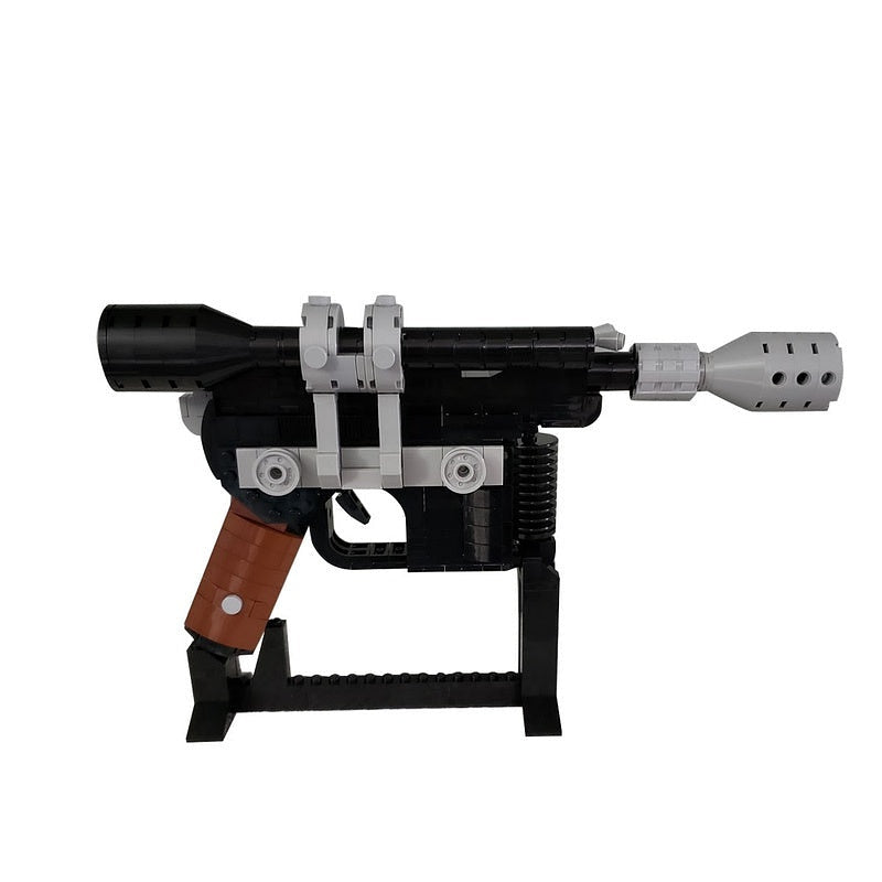 Sci-Fi Smuggler Heavy Blaster MOC Building Set | Custom Space Explorer Pistol - 3