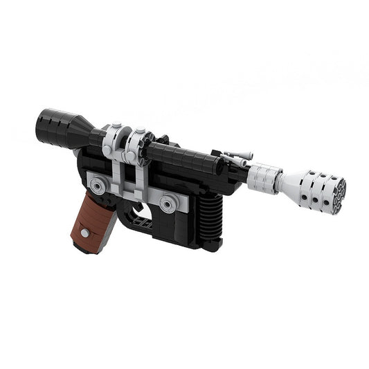 Sci-Fi Smuggler Heavy Blaster Pistol Building Kit | LEGO-Compatible MOC - 2