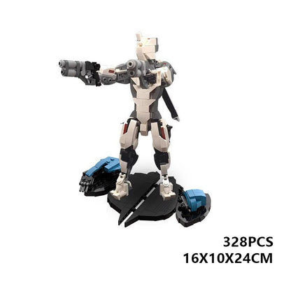 Sci-Fi Space Ninja Mecha Figure Building Kit | LEGO-Compatible MOC - 6