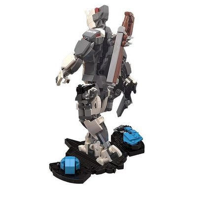 Sci-Fi Space Ninja Mecha MOC Building Kit | Futuristic Warrior Figure - 3