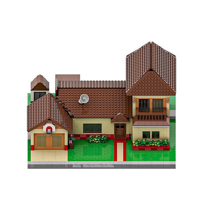 Sci-Fi Suburban Family House MOC Building Kit | Futuristic Home Model - 1