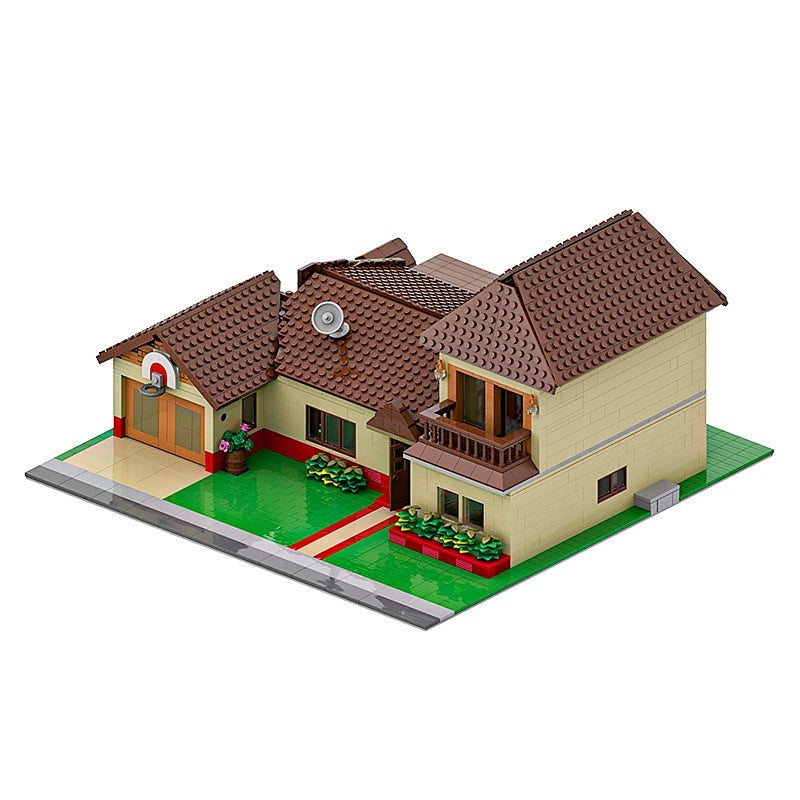 Sci-Fi Suburban Family House MOC Building Kit | Futuristic Home Model - 2