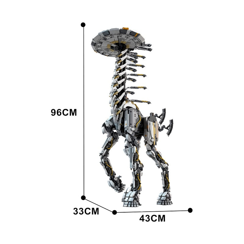 Sci-Fi Tallneck Giraffe Beast Building Kit | LEGO-Compatible MOC - 4