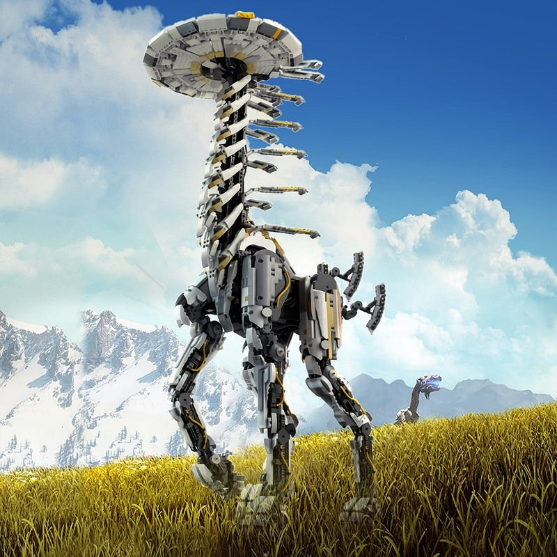 Sci-Fi Tallneck Giraffe Beast MOC Building Kit - 3
