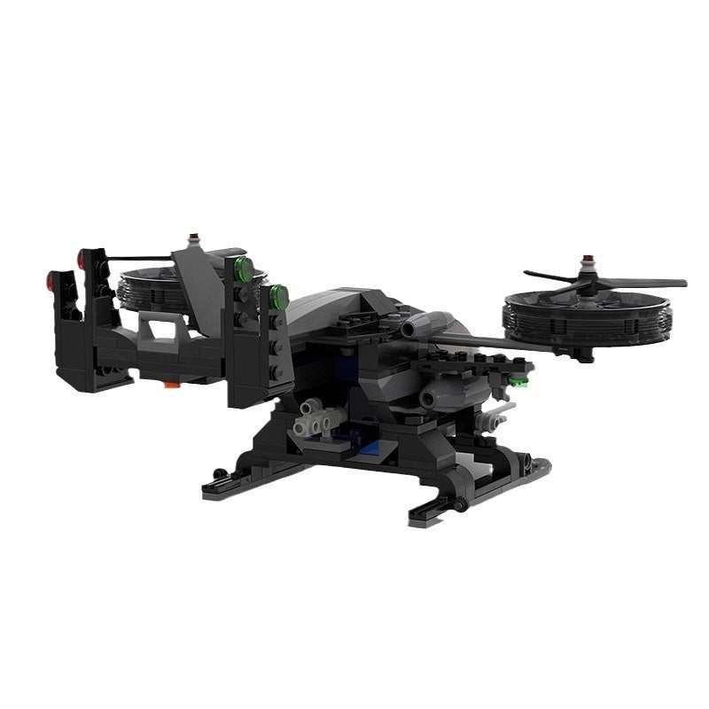 Sci-Fi Twin Rotor Helicopter Building Kit | LEGO-Compatible MOC - 5